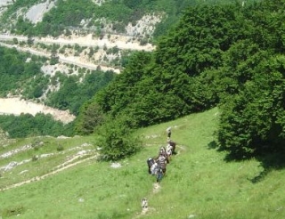  excursión a caballo al Col du Rousset